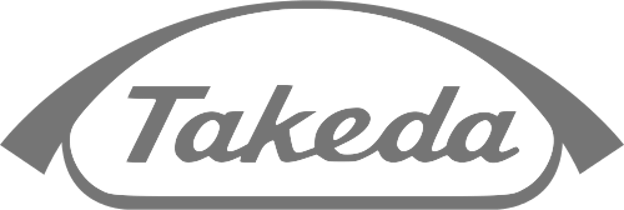 Takeda Logo, dark grey with transparent background
