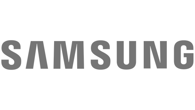Samsung logo, dark grey with transparent background
